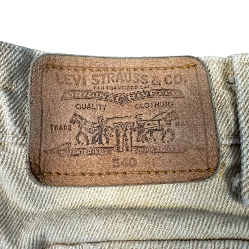 Vintage Levi's Jeans Men's 34x30 540 Leather Tab USA Made 90s 80s Western